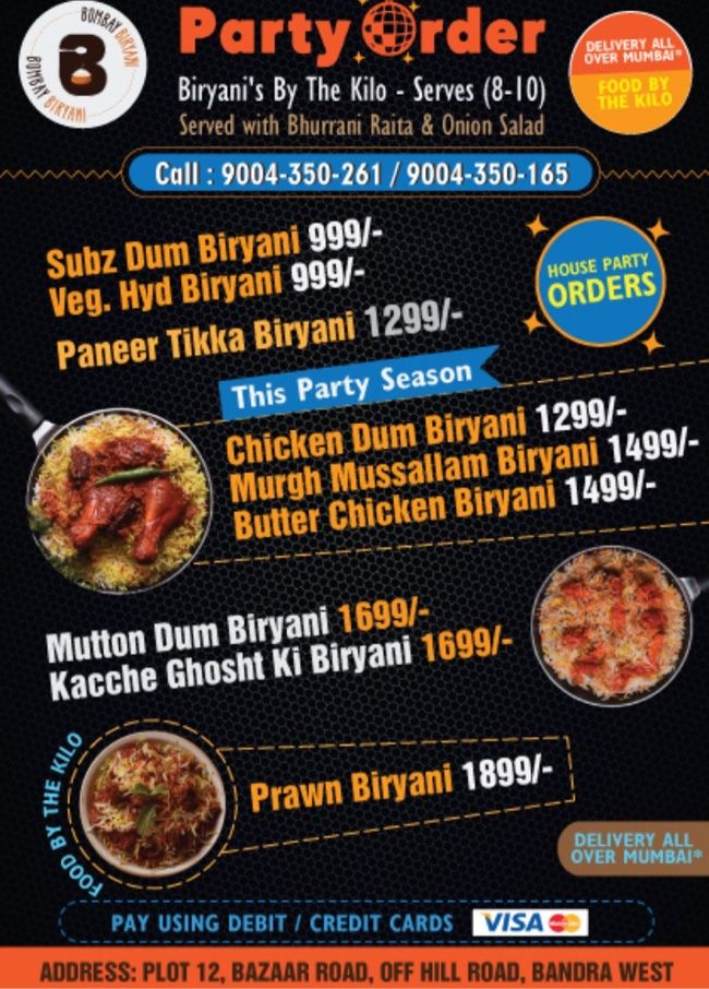 Bombay Biryani - Hill Road - Bandra West - Mumbai image 9